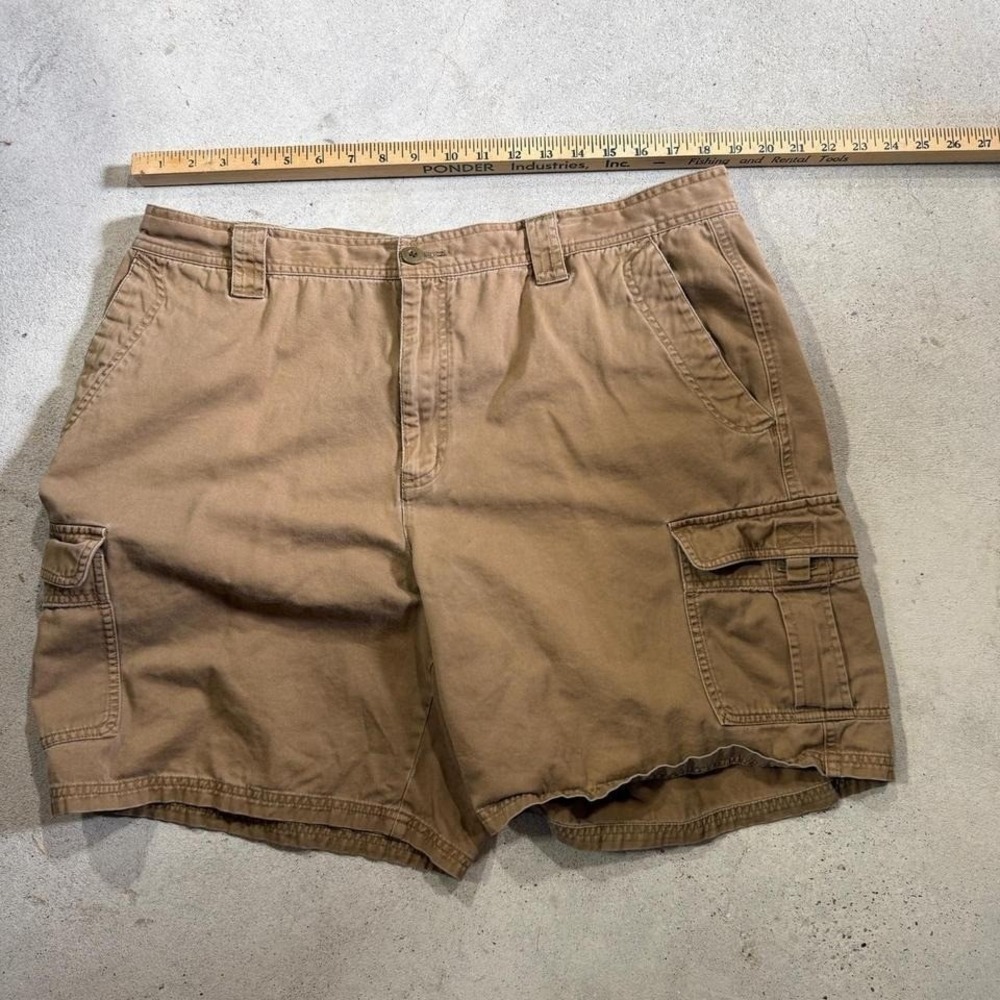 Columbia Cargo Shorts Men's 40 Tan Utility Outdoor Hiking Casual - Picture 3 of 6